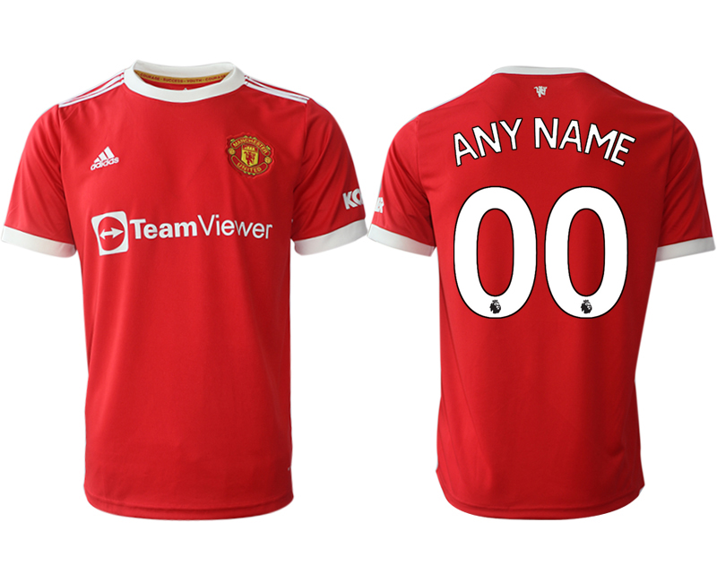 Manchester United home aaa version any name&number 2021/22 Soccer Jersey